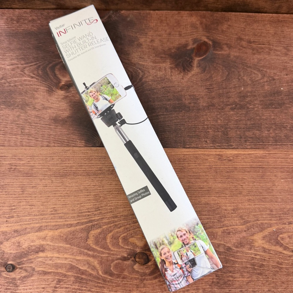 Vivitar Infinite Smartphone Selfie Wand Built-In Shutter Release 36" Extendable